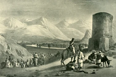 De Vallei van Maidan en Buzrak Toren, 1842, 1901