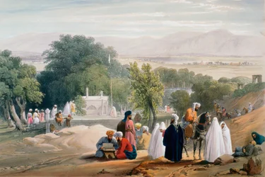 Graf van keizer Babur, Kabul, Eerste Anglo-Afghaanse Oorlog