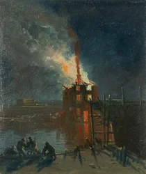 Bristol-rellen: Magazijn van Wapping, ca. 1832