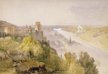 Gezicht op Heidelberg