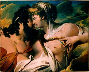 Juno en Jupiter op de berg Ida door James Barry