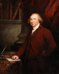 Portret van Edmund Burke (1729-1797), staatsman, redenaar en schrijver