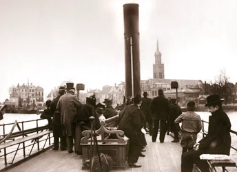 Veerbootpassagiers, Laandam, 1898