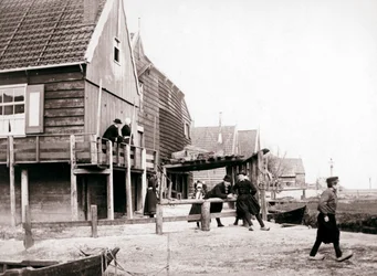 Marken eiland, Nederland, 1898