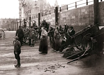 Straatscène, Antwerpen, 1898