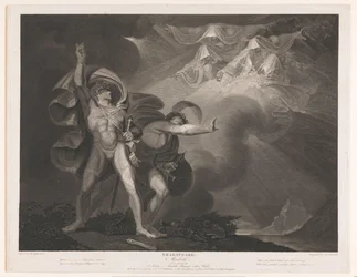 Drie heksen verschijnen aan Macbeth en Banquo