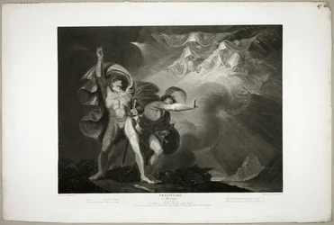 De heksen verschijnen aan Macbeth en Banquo
