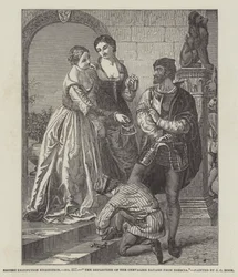 Het vertrek van de Chevalier Bayard uit Brescia