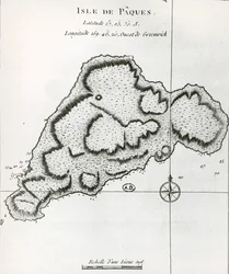Paaseiland, uit Reisatlas van James Cook