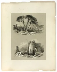Frejus en Pennard Castle, uit Picturesque Selections