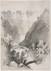 Schetsen thuis en in het buitenland: Watervallen van Terni, 1830