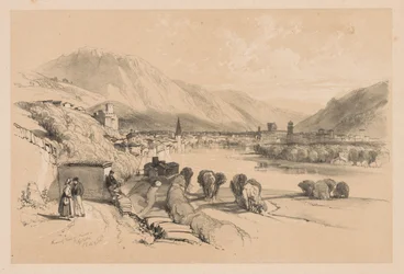Schetsen thuis en in het buitenland: Algemeen uitzicht op Trento, 1834