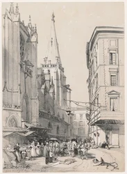 Schetsen Thuis en in het Buitenland: Kerk van St. Hezier in Lyon, Oktober 1832