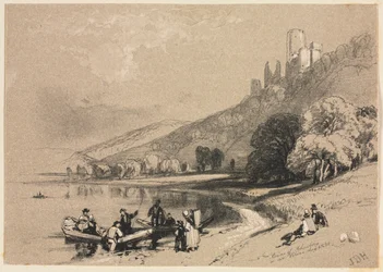 Schetsen thuis en in het buitenland: Ruïnes van Schonberg aan de Rijn, 1834