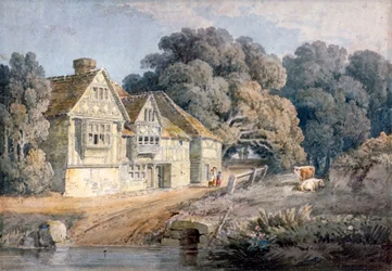 Het Ost Huis in Hastings, Sussex, 19e eeuw