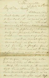 Brief van James E. Love, Louisville, aan Molly, 28-30 september 1862