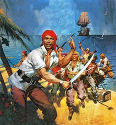 Waar ooit de zeerovers heersten. Toen piraten West-Indië beheersten.