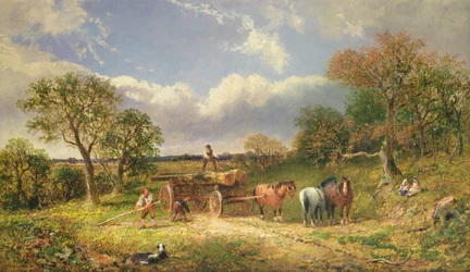 Kar in een landschap