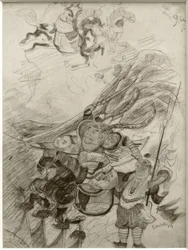 Chinoiserie (Chinese krijgers)