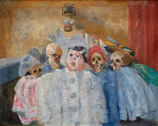 Pierrot en skelet