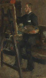 De schilder Alfred William Finch