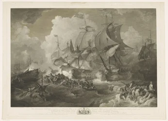 Overwinning van de Engelse vloot op de Franse vloot, 1794