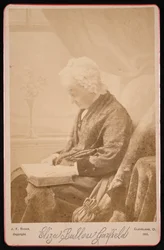 Portret van Eliza Ballou Garfield 1801-1888, 1881