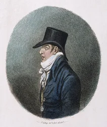 Een portret, gepubliceerd door Hannah Humphrey in 1799