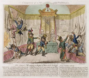Gevolgen van een succesvolle Franse invasie, of We Leggen De Rechten Van De Mens Uit Aan De Adel