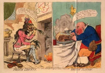 Franse Vrijheid. Britse Slavernij