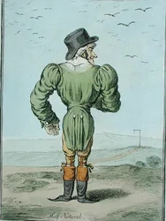 Half-Normaal, uitgegeven door Hannah Humphrey in 1799