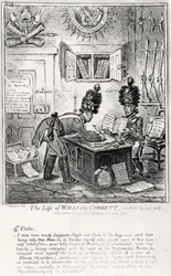 Plaat 4, uit Het Leven van William Cobbett, geschreven door hemzelf, uitgegeven door H. Humphrey, 1809