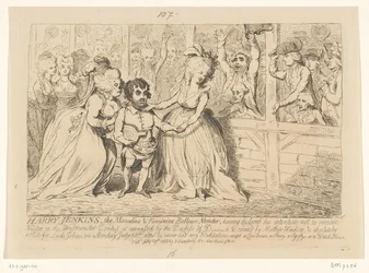 Spotprent op de Engelse binnenlandse politiek, 1788