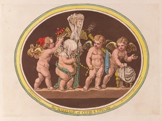 Het huwelijk van Cupido en Psyche, uitgegeven 1797