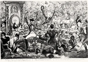 The Union Club (kleurgravure)