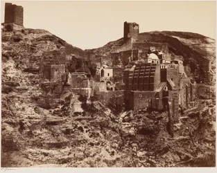 Klooster van Mar Saba, ca. 1855 (foto)