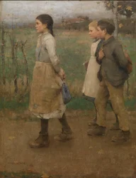 Schoolkameraden, ca.1884 (olieverf op doek)