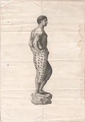 Standbeeld van een Man