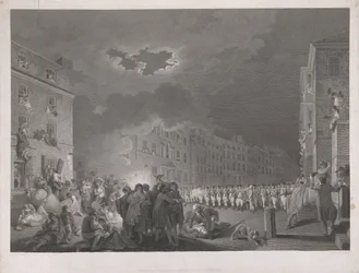 De rel in Broad Street op zeven juni 1780