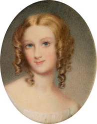 Portret van de eerste mevrouw Simpson, vrouw van meneer Bridgeman Simpson