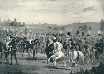 Review van de 1e Life Guards en 8e Huzaren, 4 juni 1842, 1842 1909