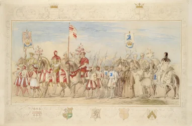 William Earl of Craven, Ridder van de Griffin en Henry de la Poer Beresford, markies van Waterford, Ridder van de Draak, 1839