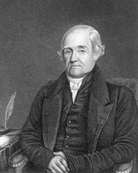 Noah Webster (1758-1843) gegraveerd door G. Parker