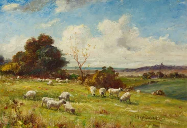 Een pastorale, ca. 1910 (schilderij)