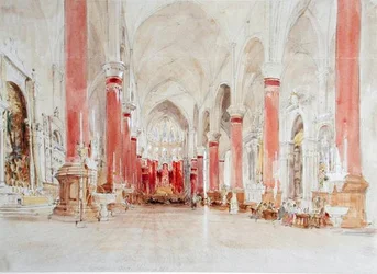 Interieur van de Kerk van San Giovanni e Paolo, Venetië