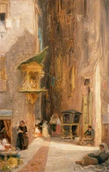 Straat in Genua