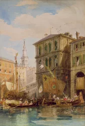 Het Palazzo Dei Camerlinghi, Venetië, c.1835-55