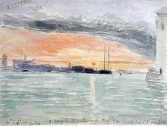 De Zattere, Zonsondergang