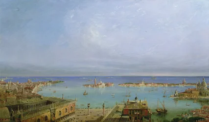 Uitzicht op Venetië vanaf de Campanile