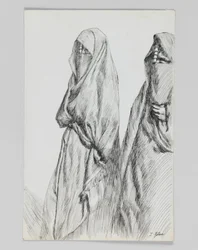 Een weg op de Olijfberg, illustratie uit Het Leven van Onze Heer Jezus Christus